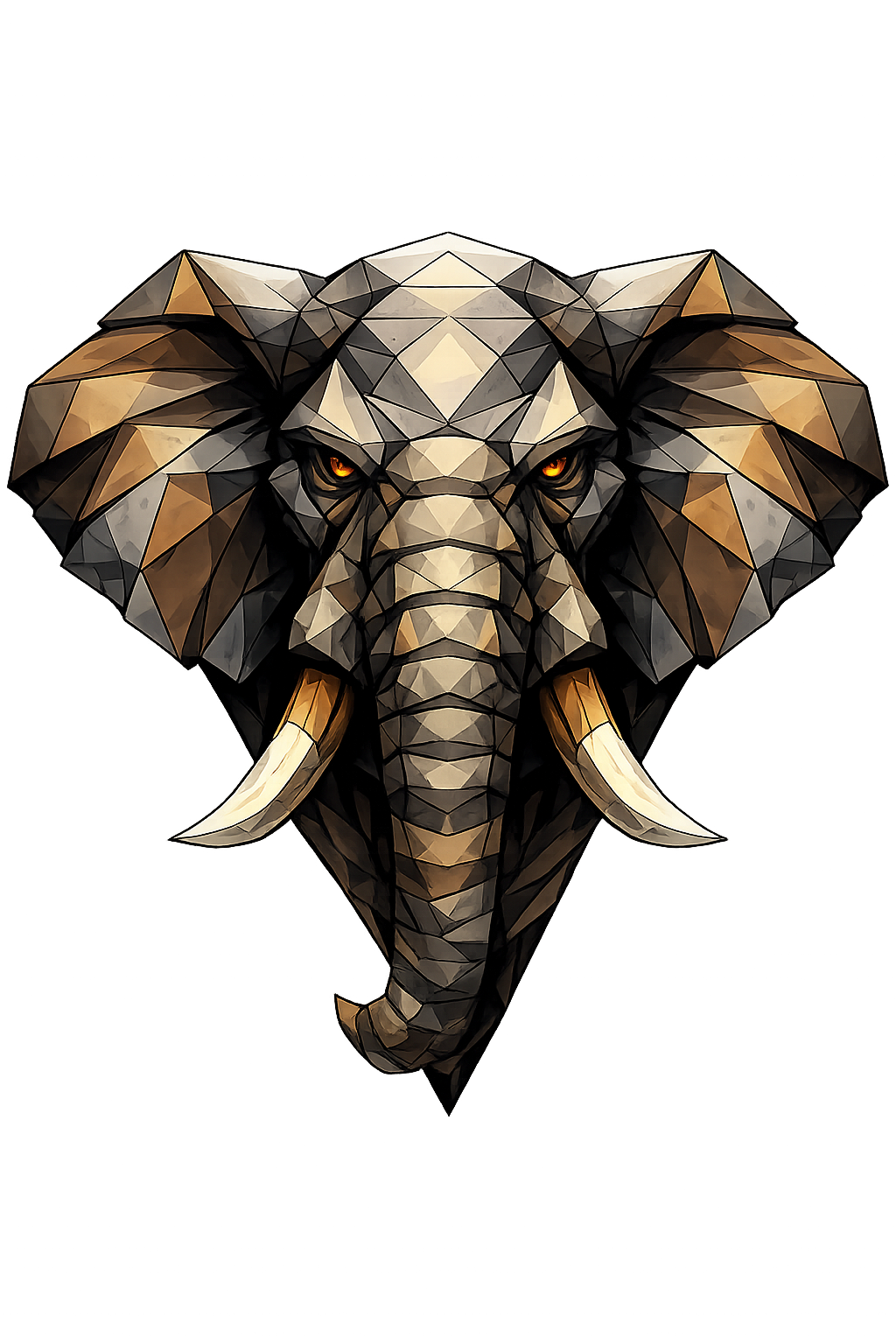 Stylized elephant illustration